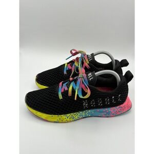Nobull - Black Neon Glitch Mesh Runner Size 8.5